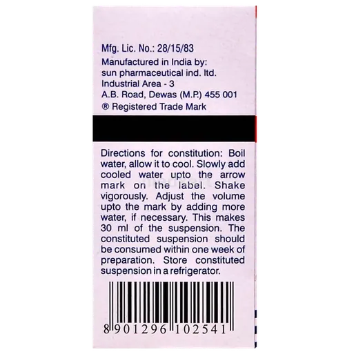 keflor 125mg suspension 30 ml